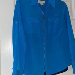 Blue Michael Kors fancy blouse